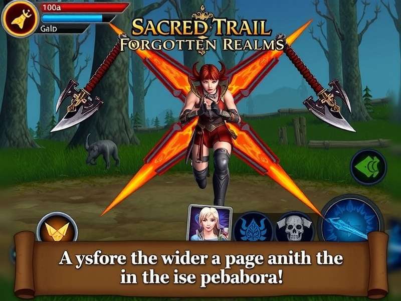 Intense Turn-Based Combat in Sacred Trail Sacred Trail Forgotten Realms combat screenshot